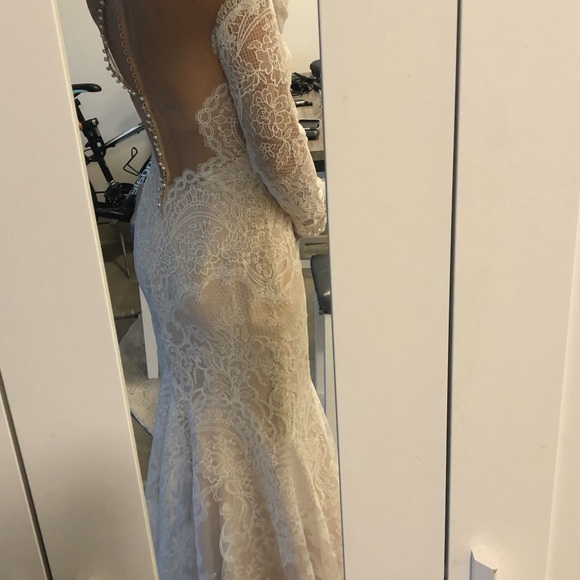 New BHLDN Wedding Dress Sz 4 - Picture 10 of 12